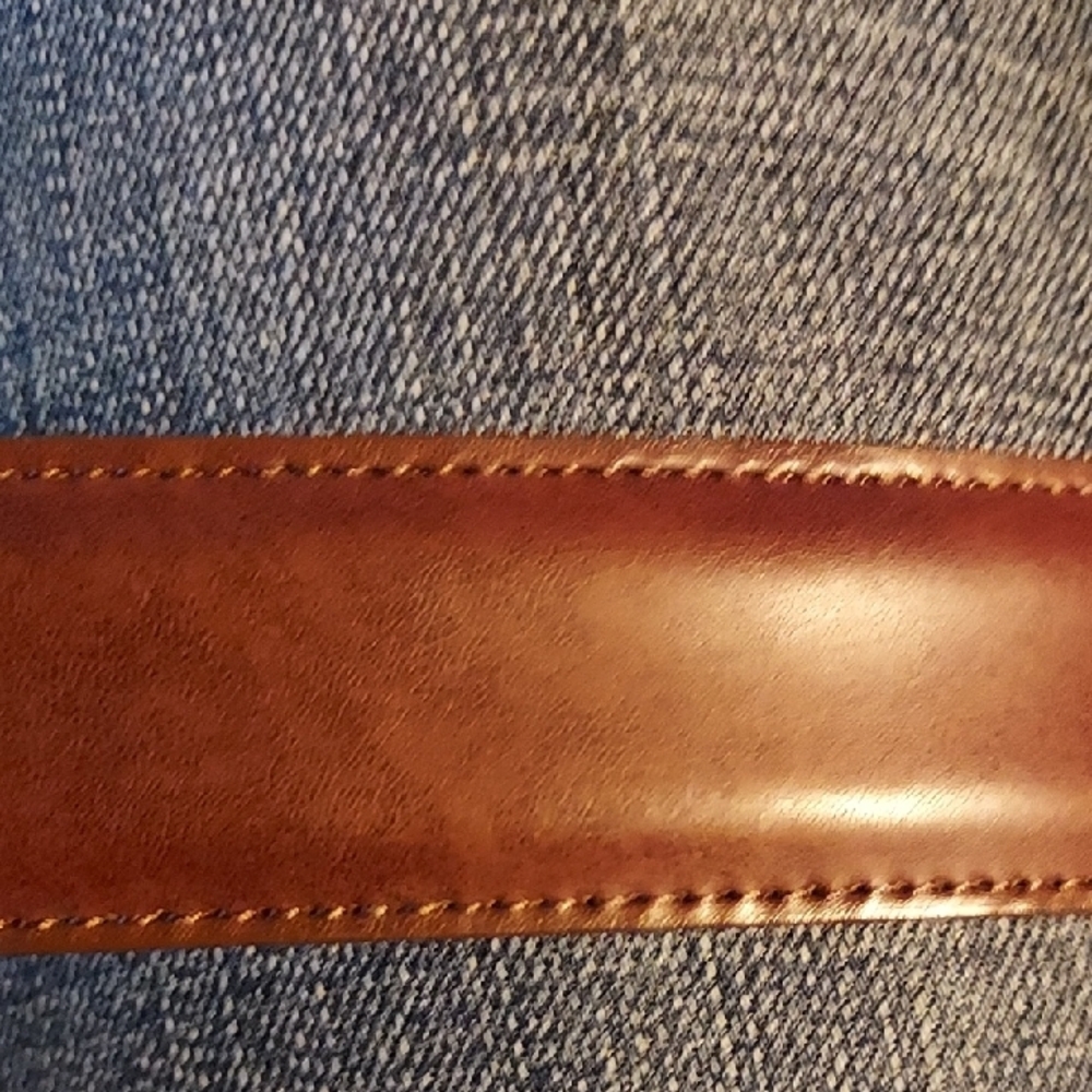 Martin Dingman Brown Leather Belt - Picture 5 of 5